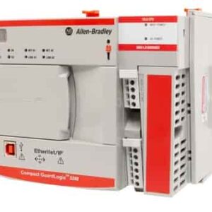 Safety Controller, GuardLogix, 5380, 1MB Standard, 0.5MB Safety Memory, 24 nodes, 8 I/Os